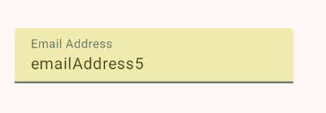 Text field context menu with Autofill option